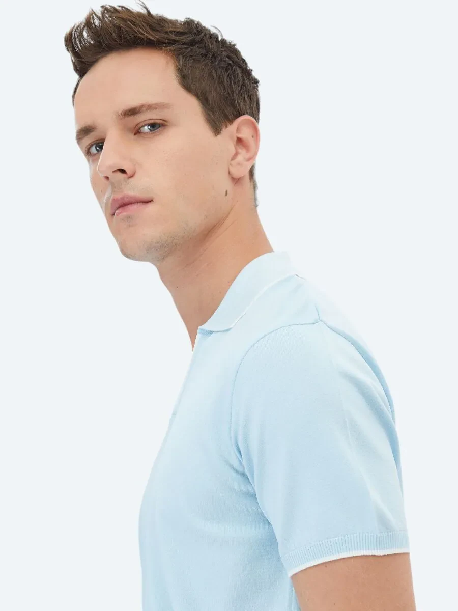 Light Blue Knitwear - 3