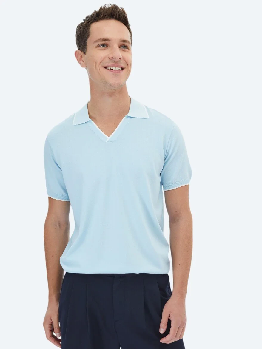Light Blue Knitwear 