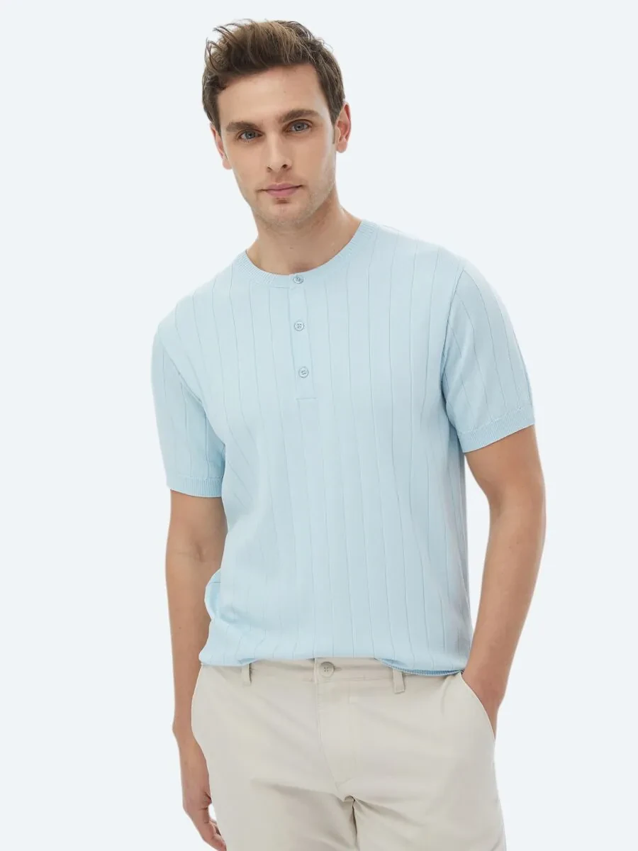 Light Blue Knitwear - 1