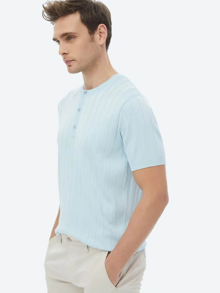 Light Blue Knitwear - 2