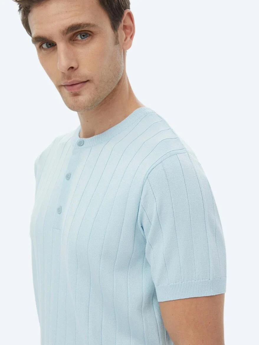 Light Blue Knitwear 