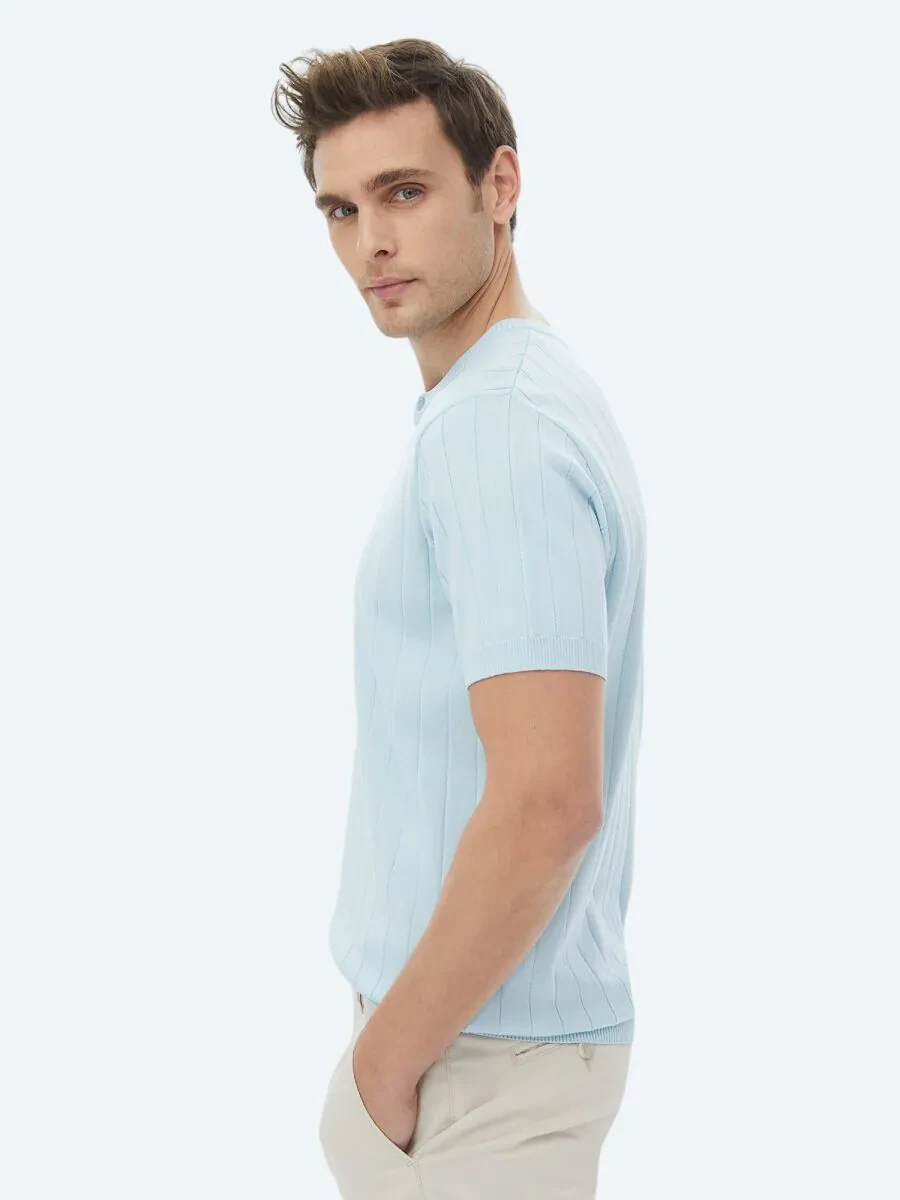 Light Blue Knitwear - 5