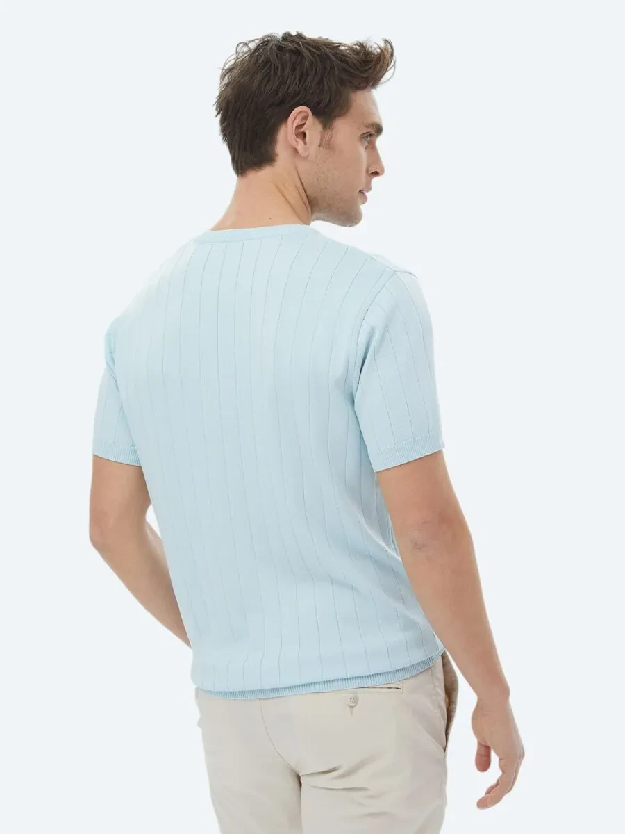 Light Blue Knitwear - 8