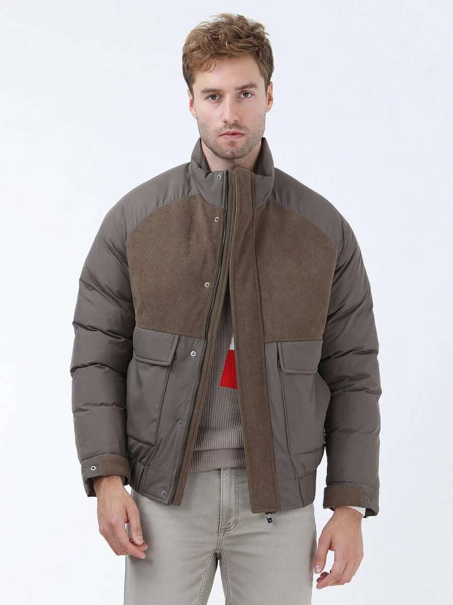 Light Brown Weaving Coat - 1