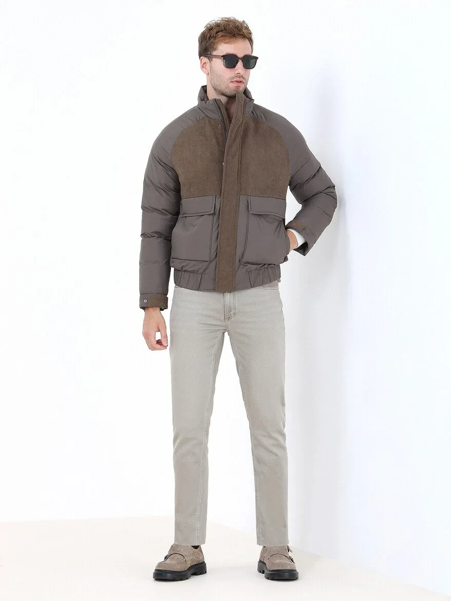 Light Brown Weaving Coat - 2