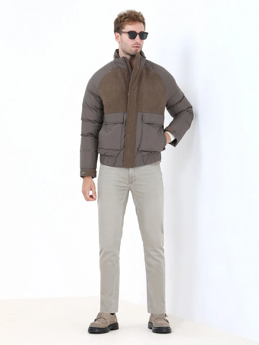 Light Brown Weaving Coat - 2
