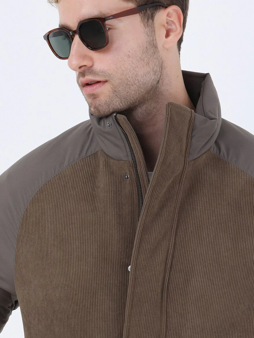 Light Brown Weaving Coat - 3