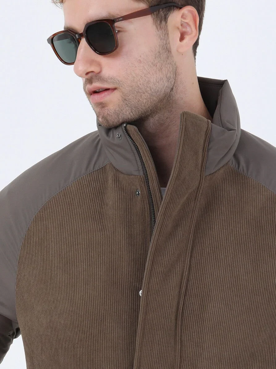 Light Brown Weaving Coat - 3