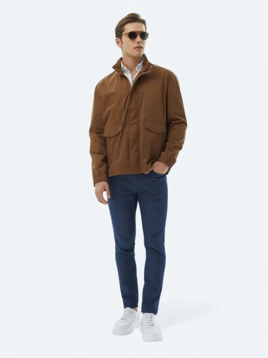 Light Brown Weaving Coat - 2