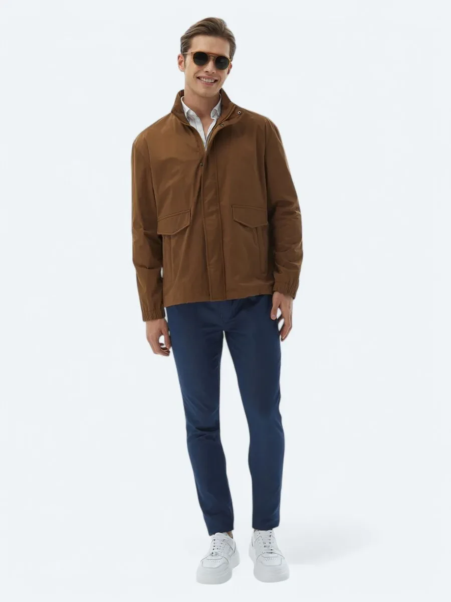 Light Brown Weaving Coat - 4