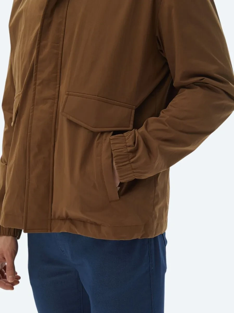 Light Brown Weaving Coat - 5