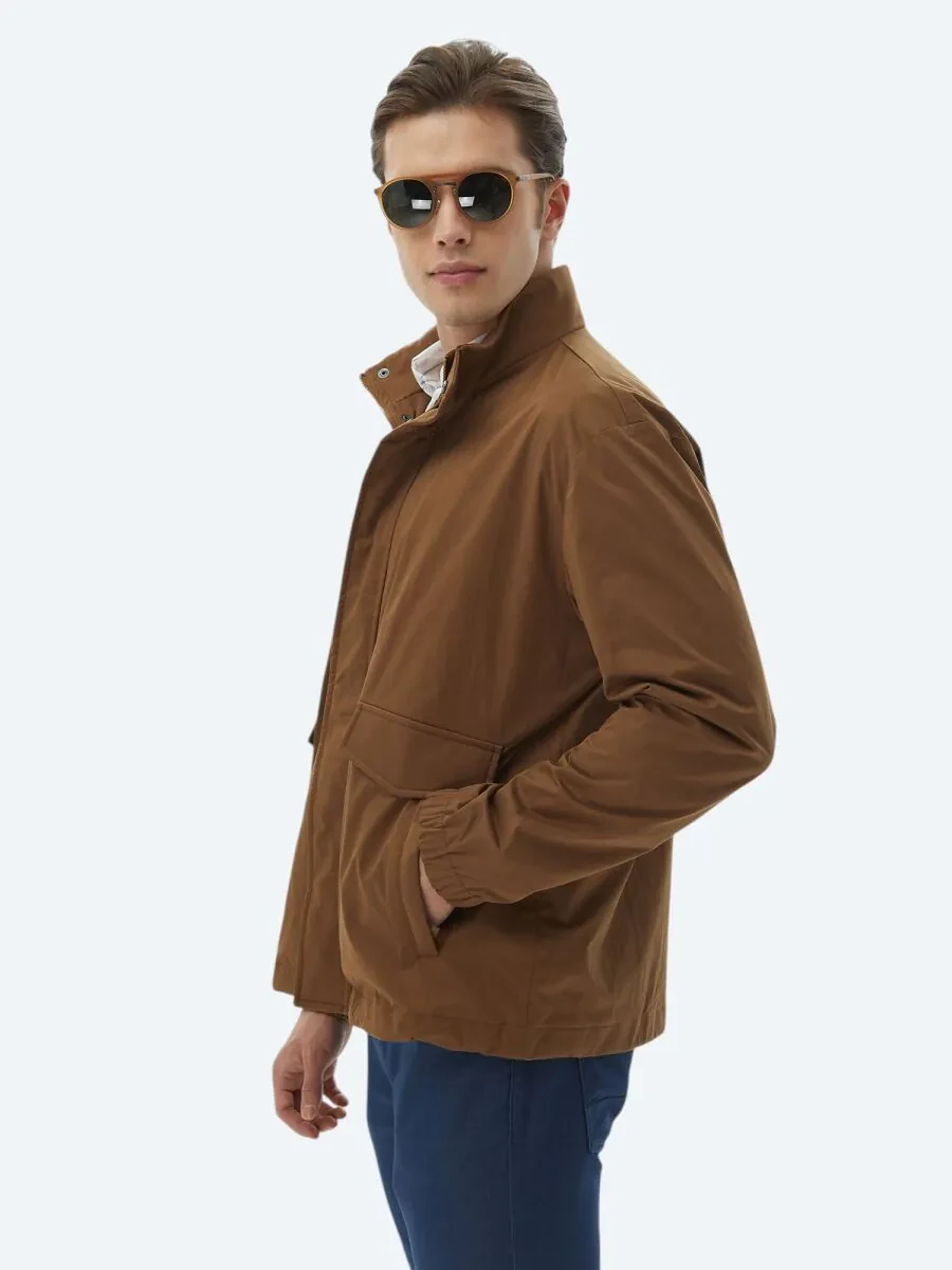 Light Brown Weaving Coat - 7