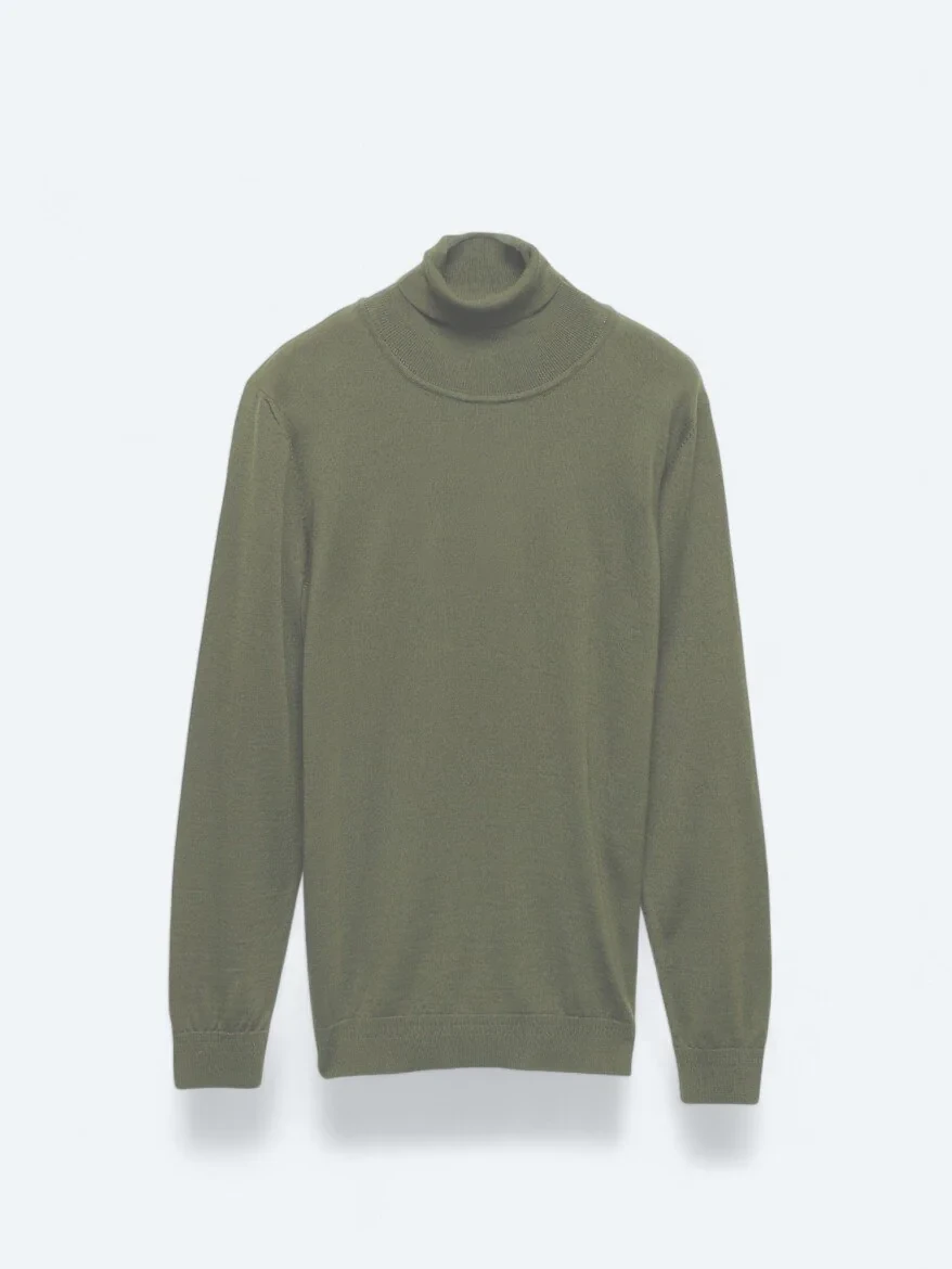 Light Green Knitwear Sweatshirt - 7