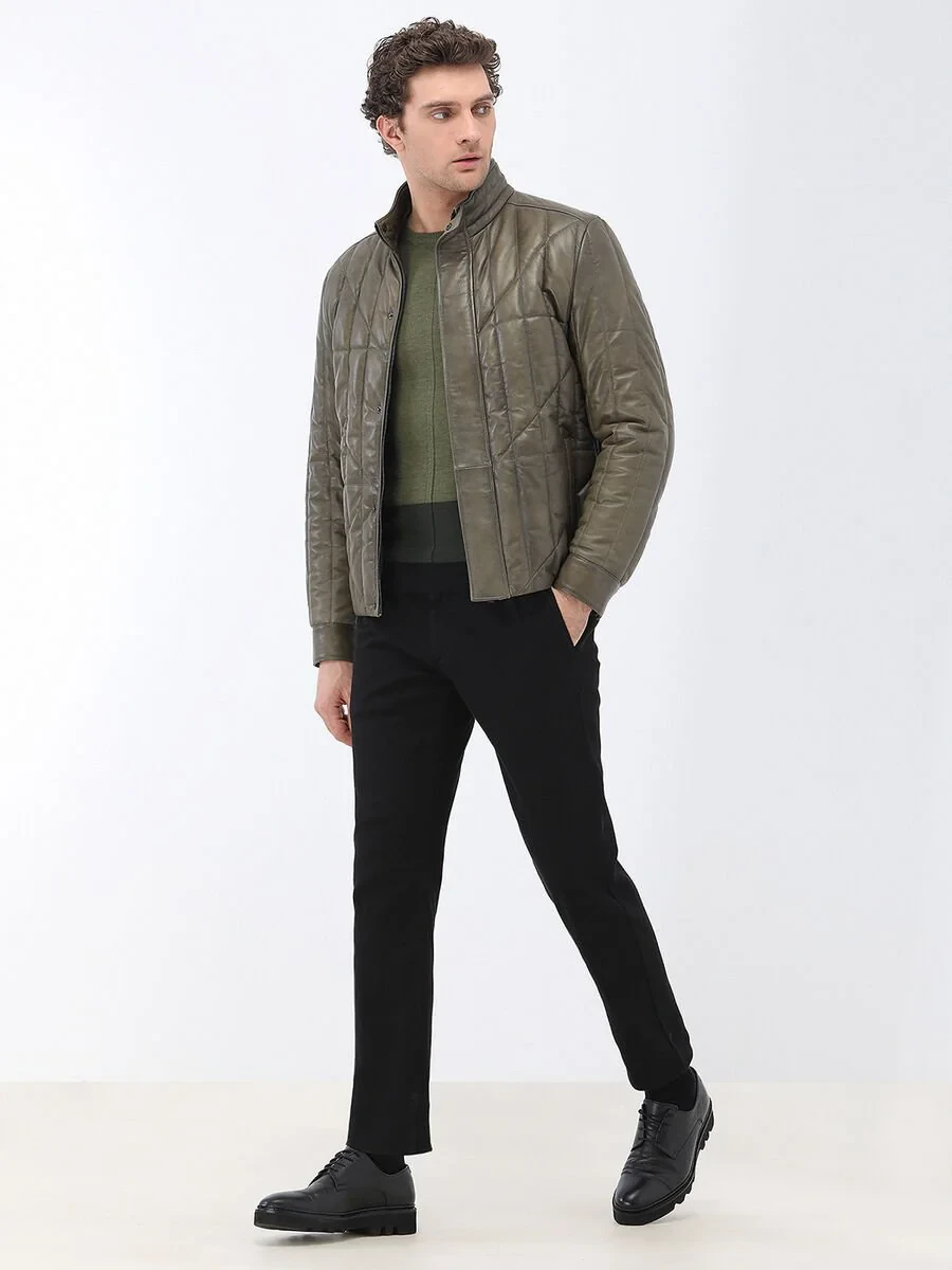 Light Khaki Knitwear Sweatshirt - 4