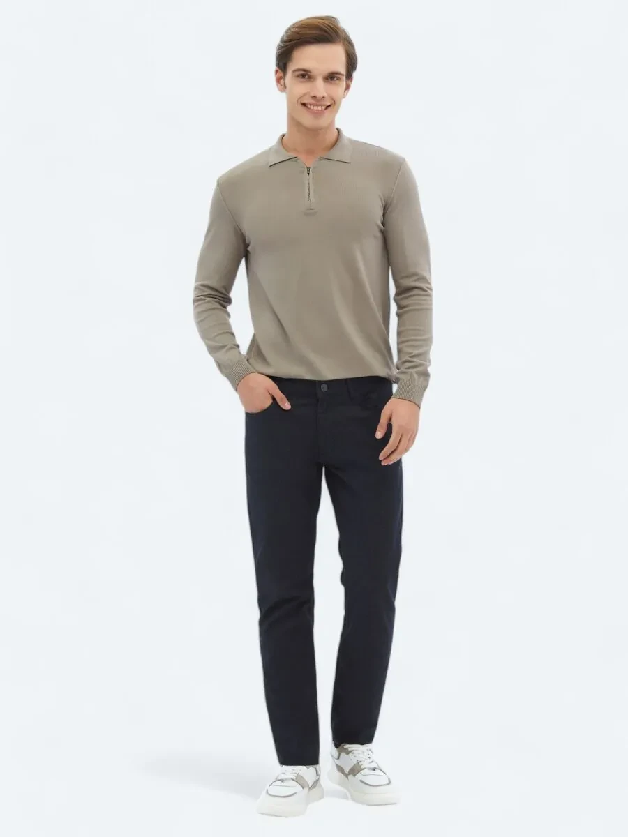 Light Mink Knitwear Sweatshirt - 2