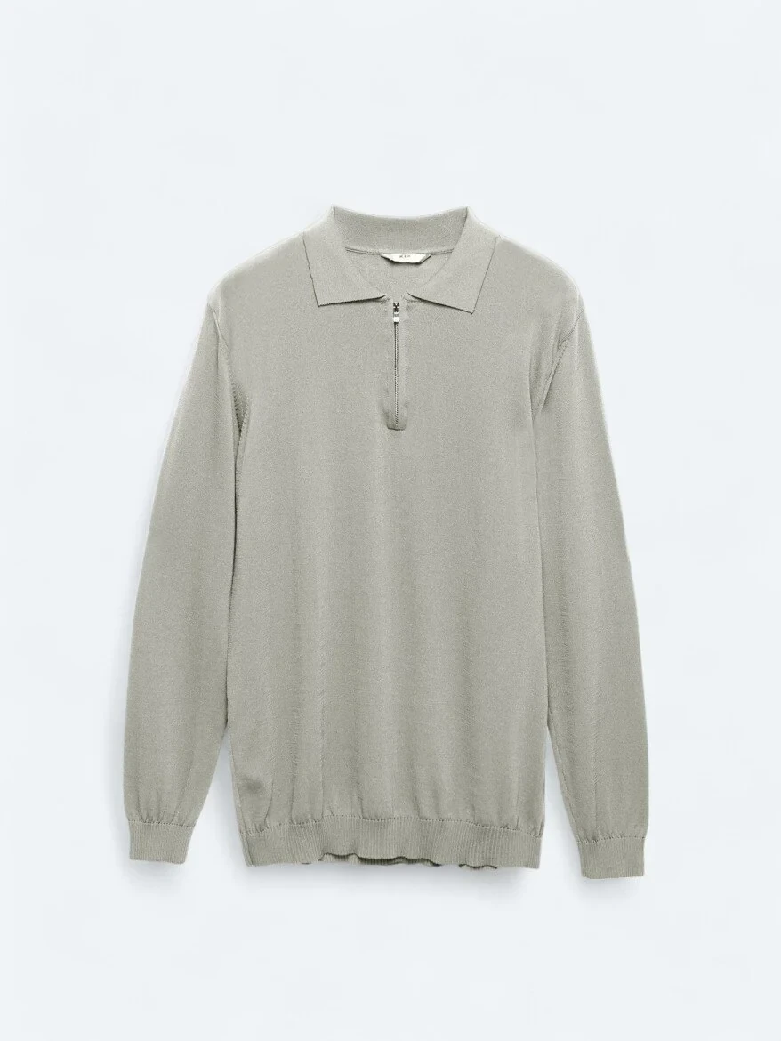 Light Mink Knitwear Sweatshirt - 6