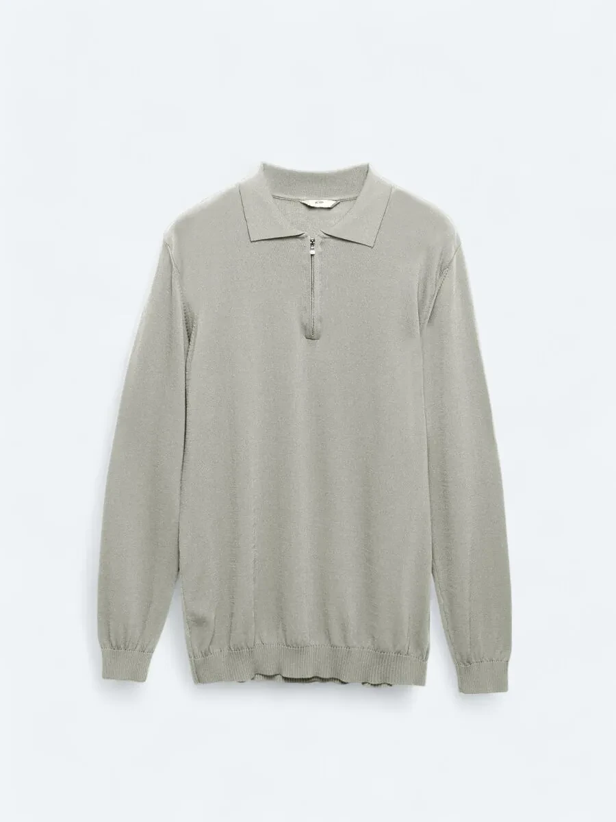 Light Mink Knitwear Sweatshirt - 6