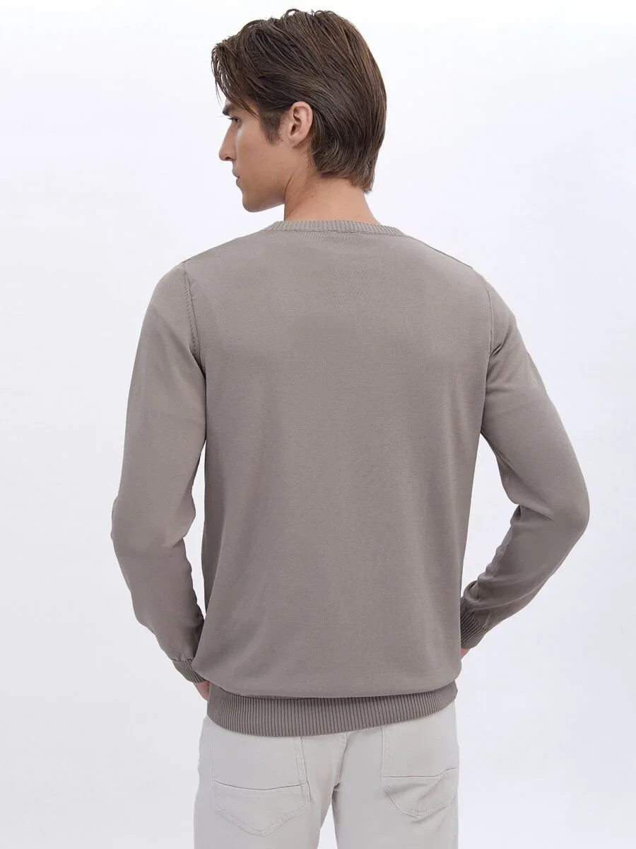 Light Mink Knitwear Sweatshirt - 6