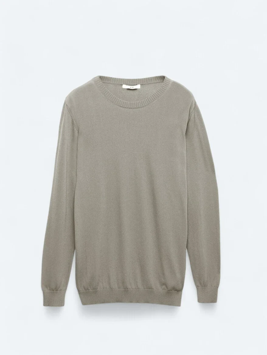 Light Mink Knitwear Sweatshirt - 7