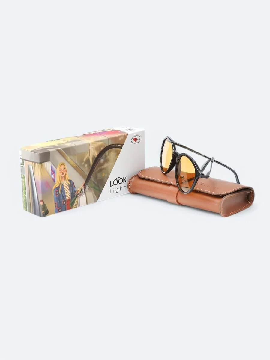 LOOKLight Black Glasses - 4