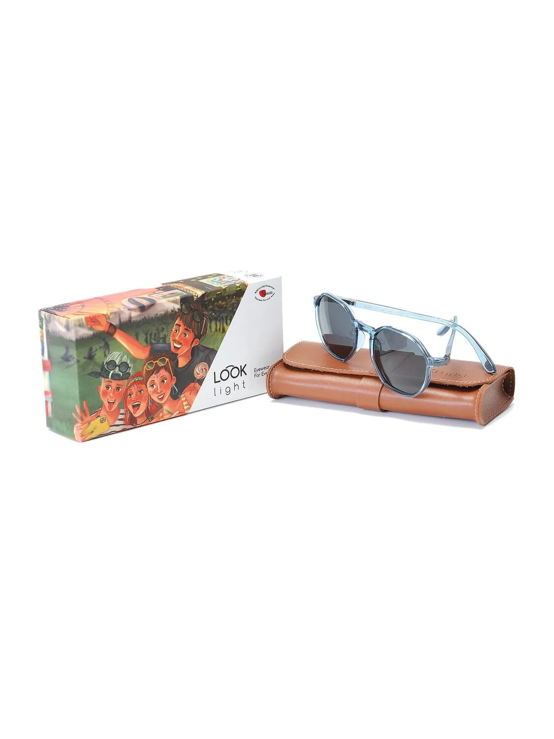 LOOKLight Blue Glasses - 5