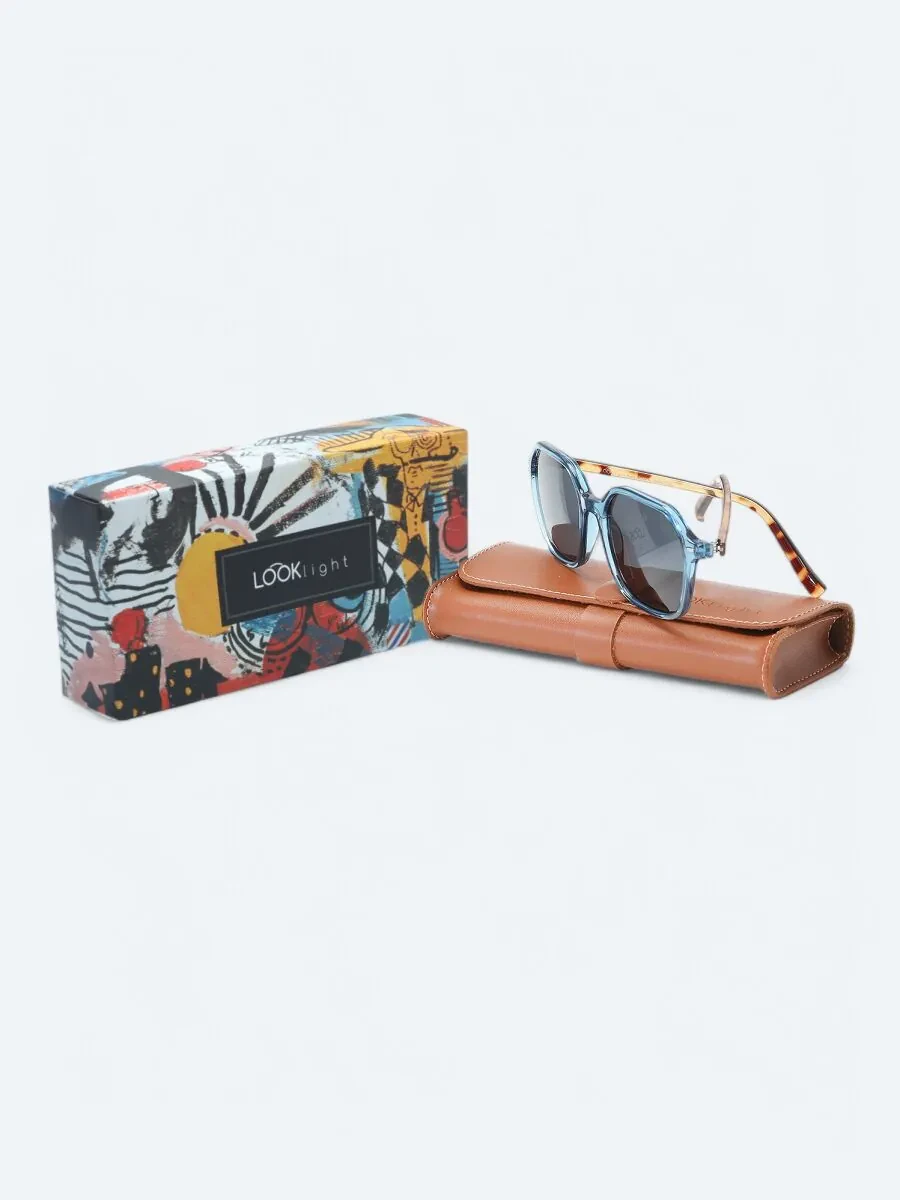 LOOKLight Blue Glasses - 4