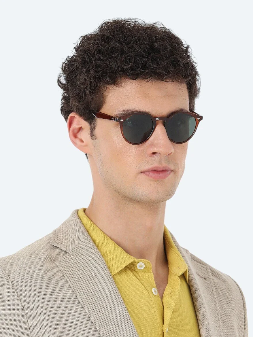 LOOKLight Brown Glasses - 2