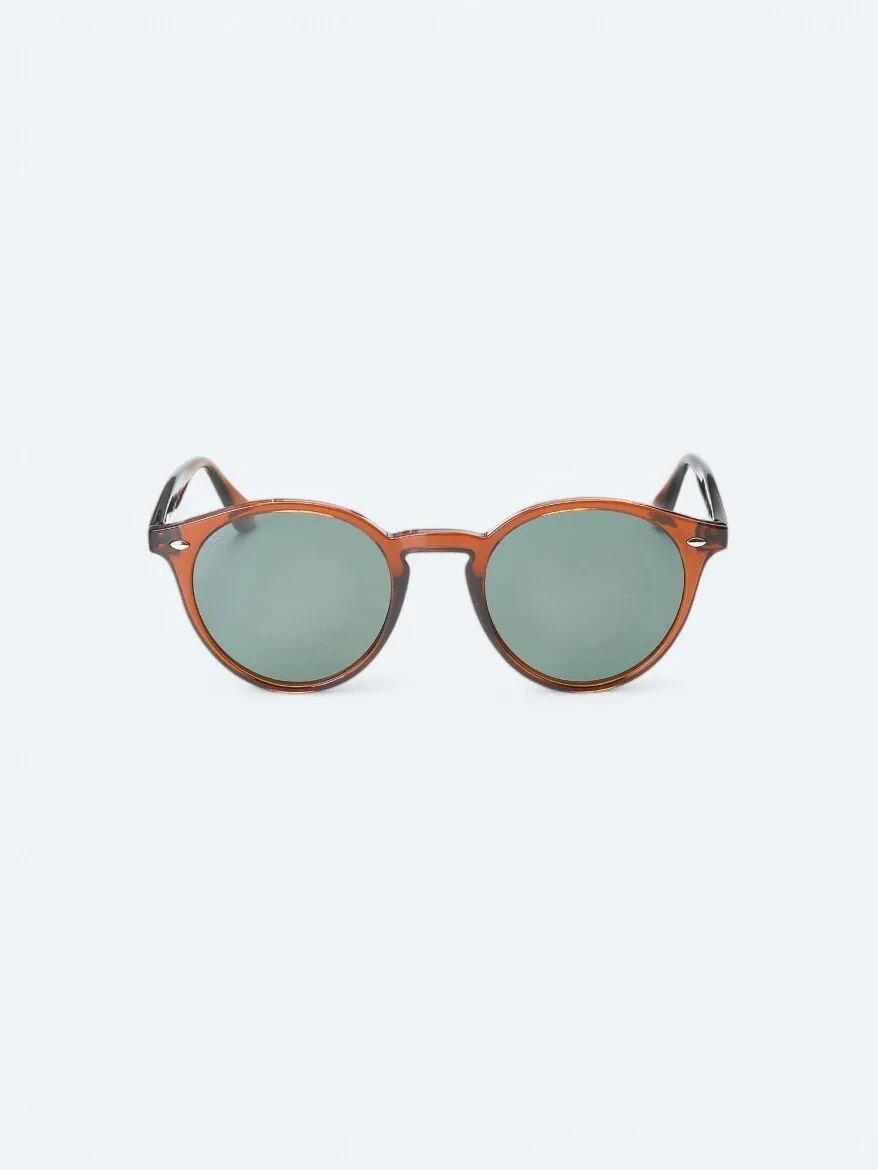 LOOKLight Brown Glasses - 4