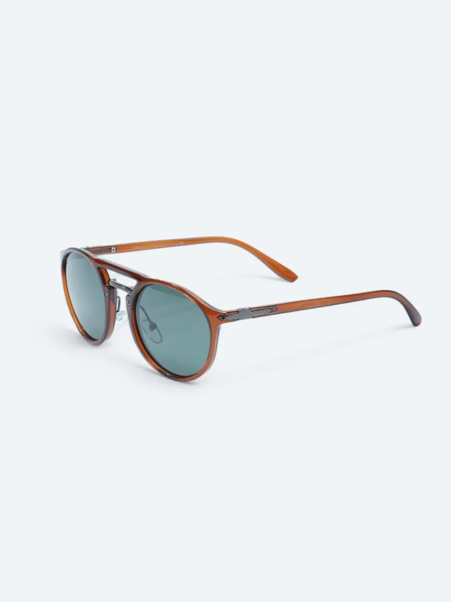 LOOKLight Brown Glasses - 1