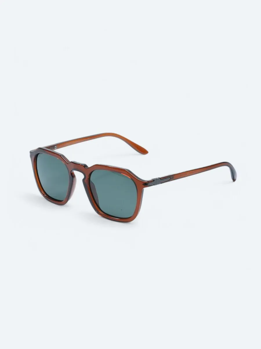 LOOKLight Brown Glasses - 1