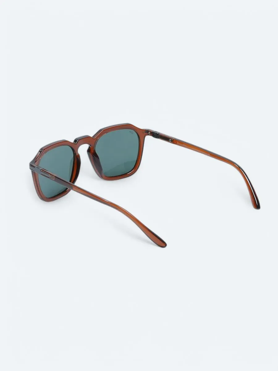 LOOKLight Brown Glasses - 2