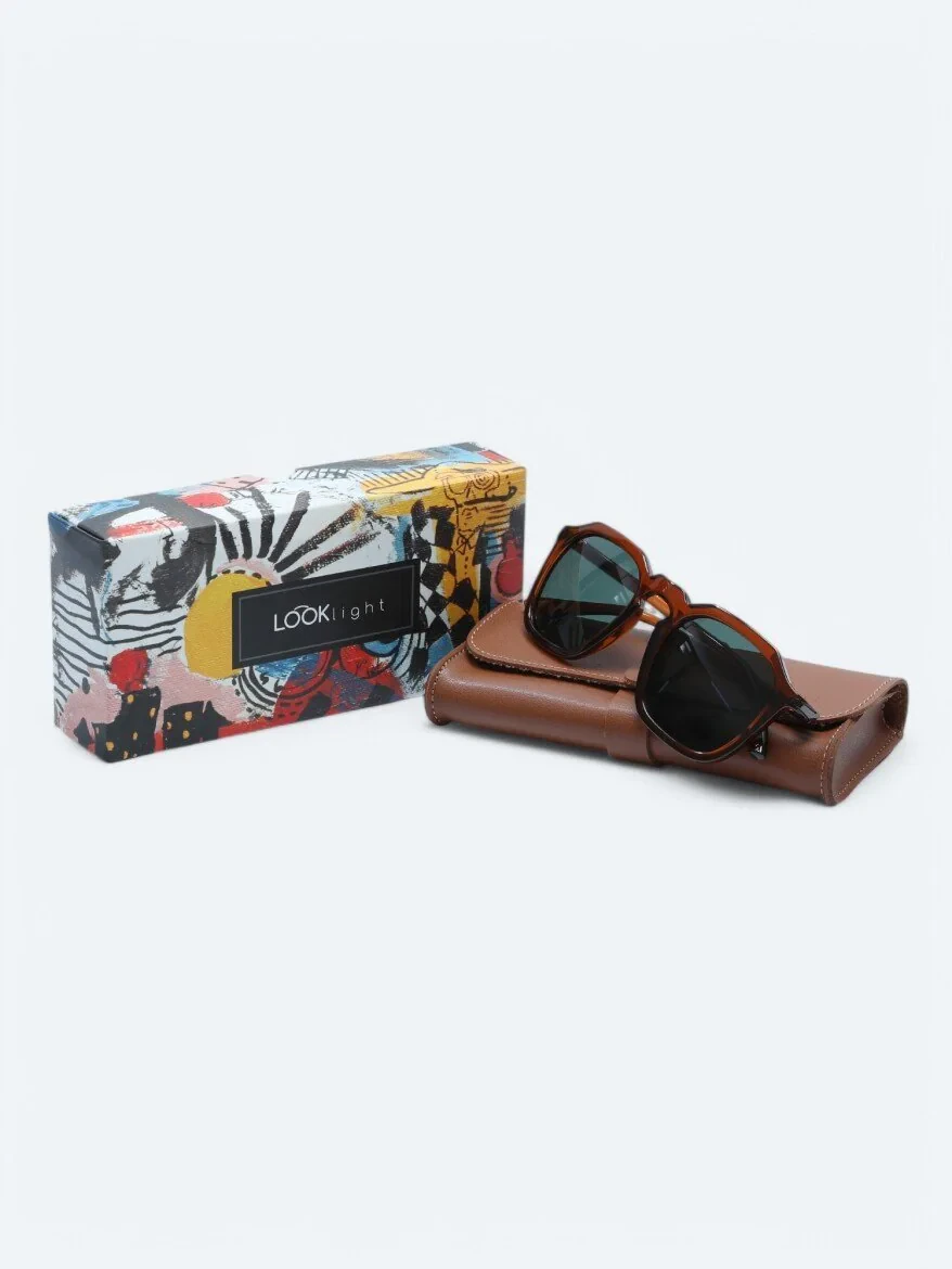 LOOKLight Brown Glasses 