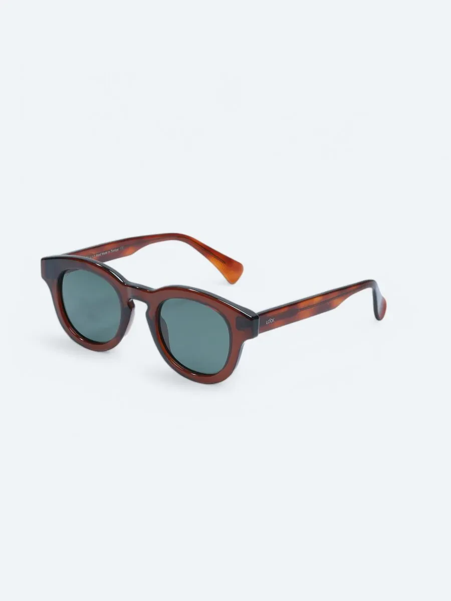 LOOKLight Brown Glasses - 1
