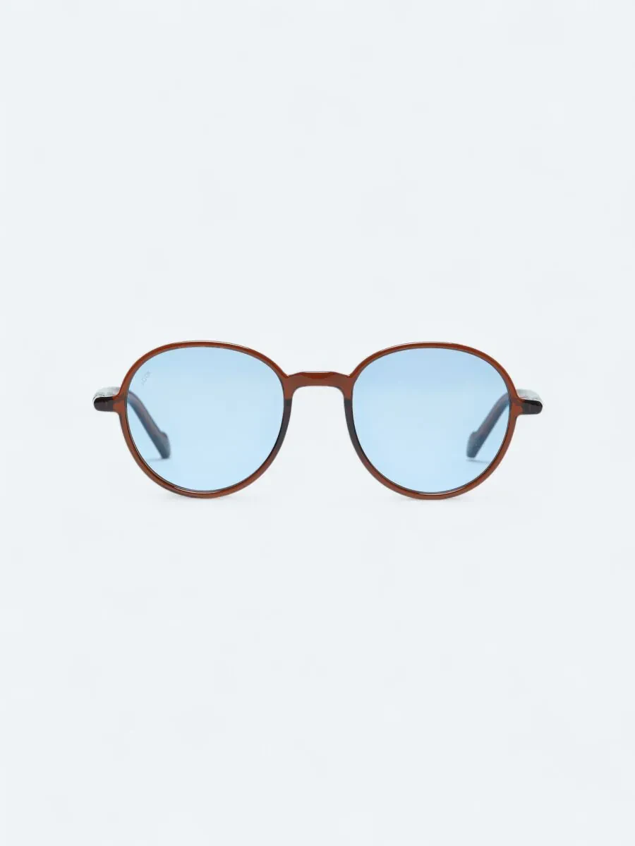 LOOKLight Brown Glasses - 3