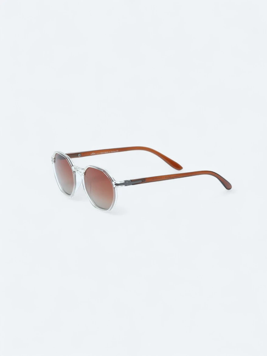 LOOKLight Brown Glasses - 1
