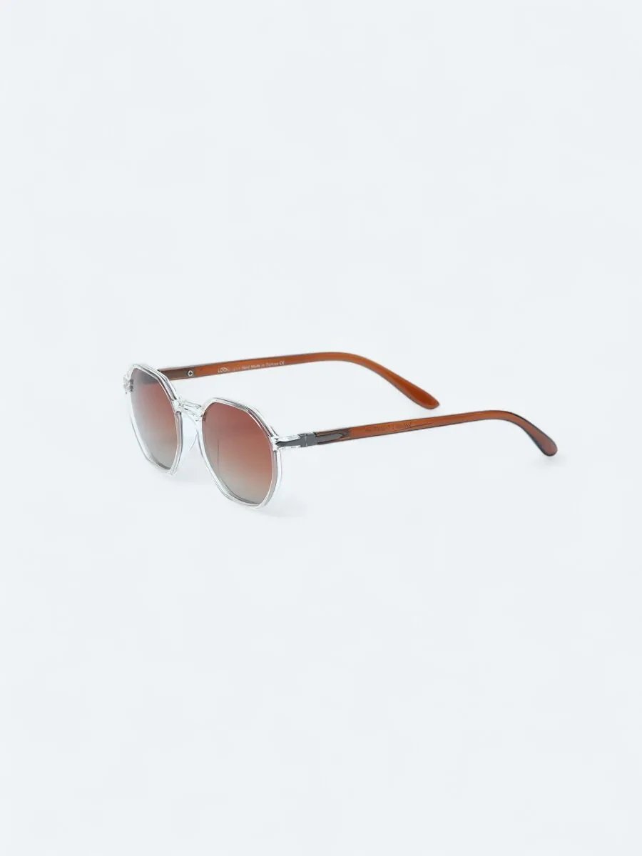 LOOKLight Brown Glasses - 1