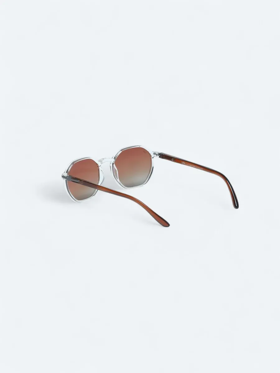LOOKLight Brown Glasses - 2