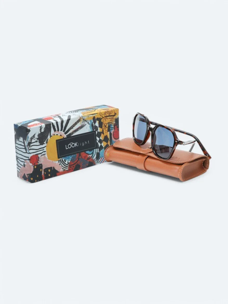 LOOKLight Dark Brown Glasses 