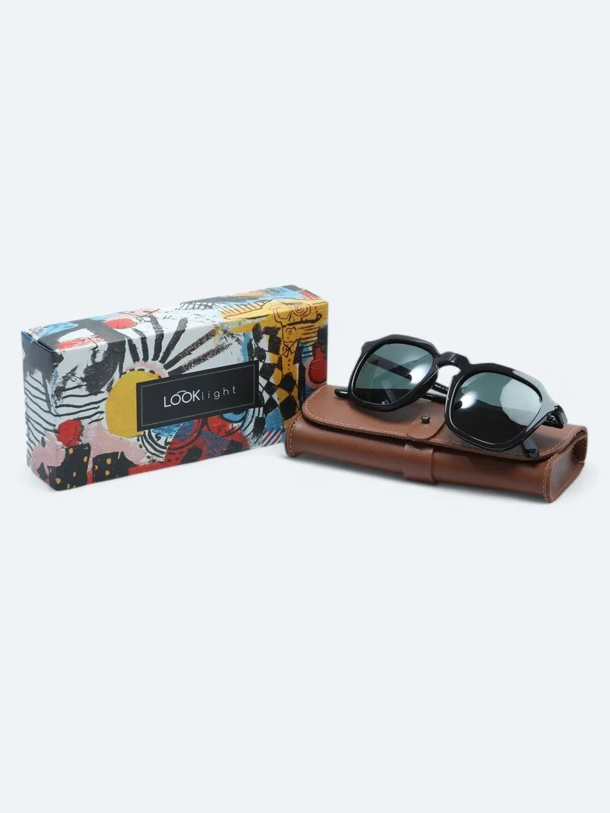 LOOKLight Hard Coal Glasses 
