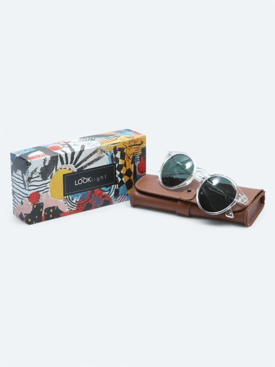 LOOKLight Light Grey Glasses 