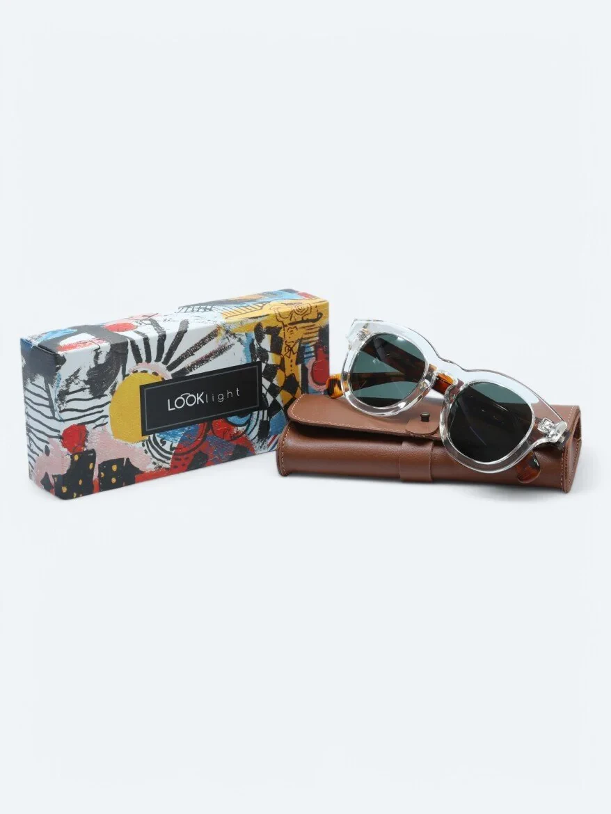 LOOKLight Light Grey Glasses 