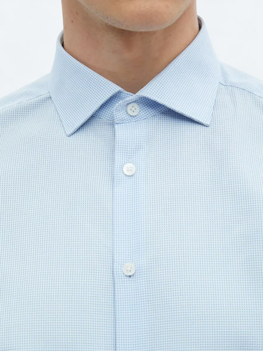 Mavi Regular Fit Dokuma Klasik %100 Pamuk Gömlek - 5
