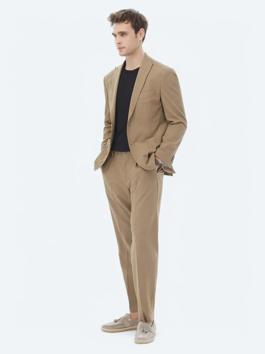 Mink Micro Modern Fit Suit - 4