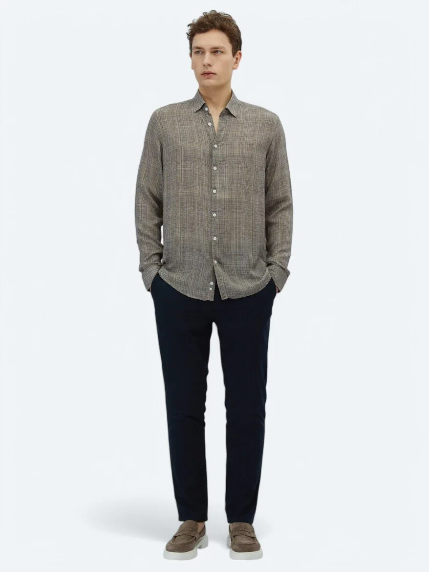 Mink Printed Regular Fit Weaving Casual Shirt - 2