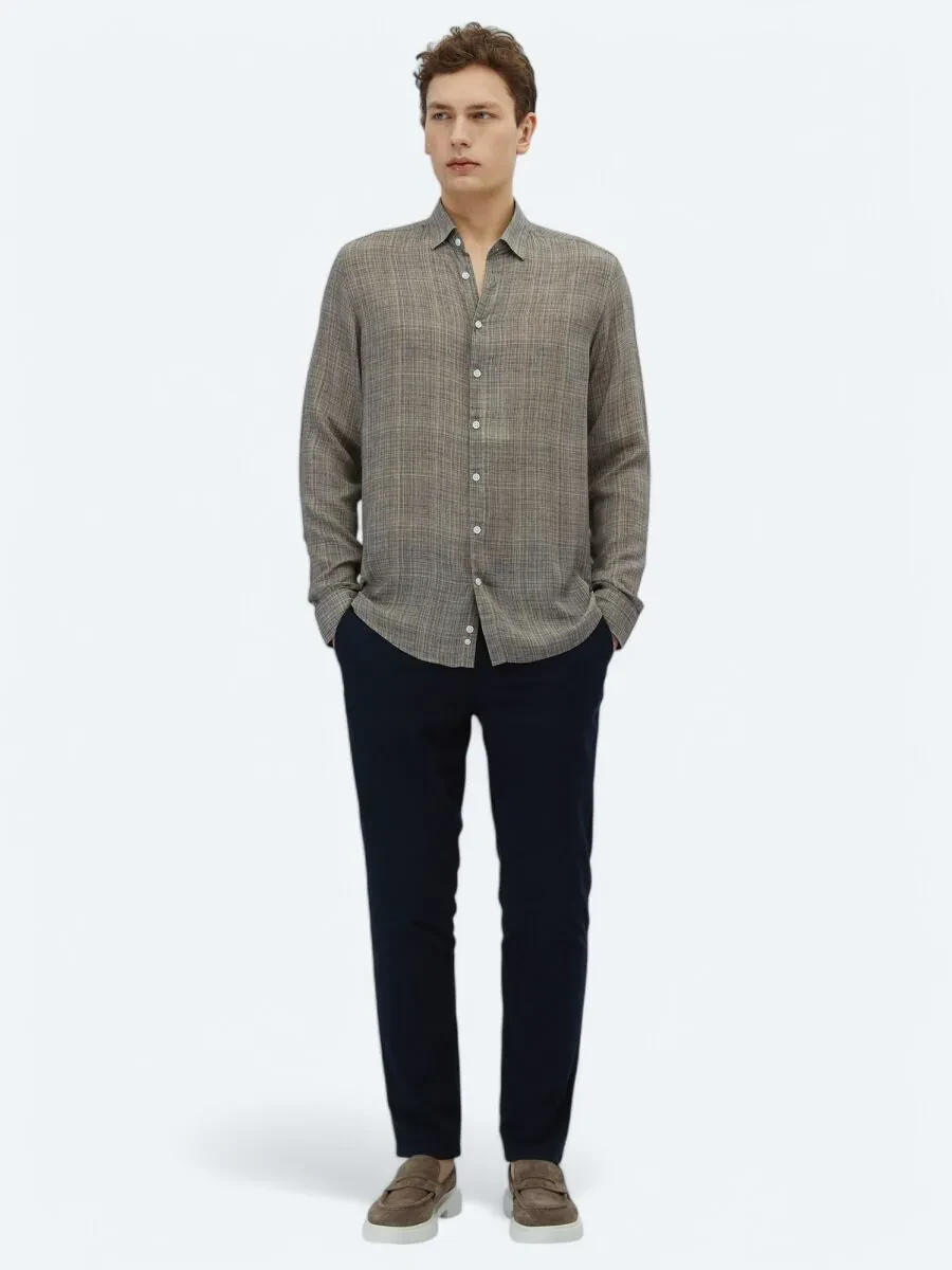 Mink Printed Regular Fit Weaving Casual Shirt - 2