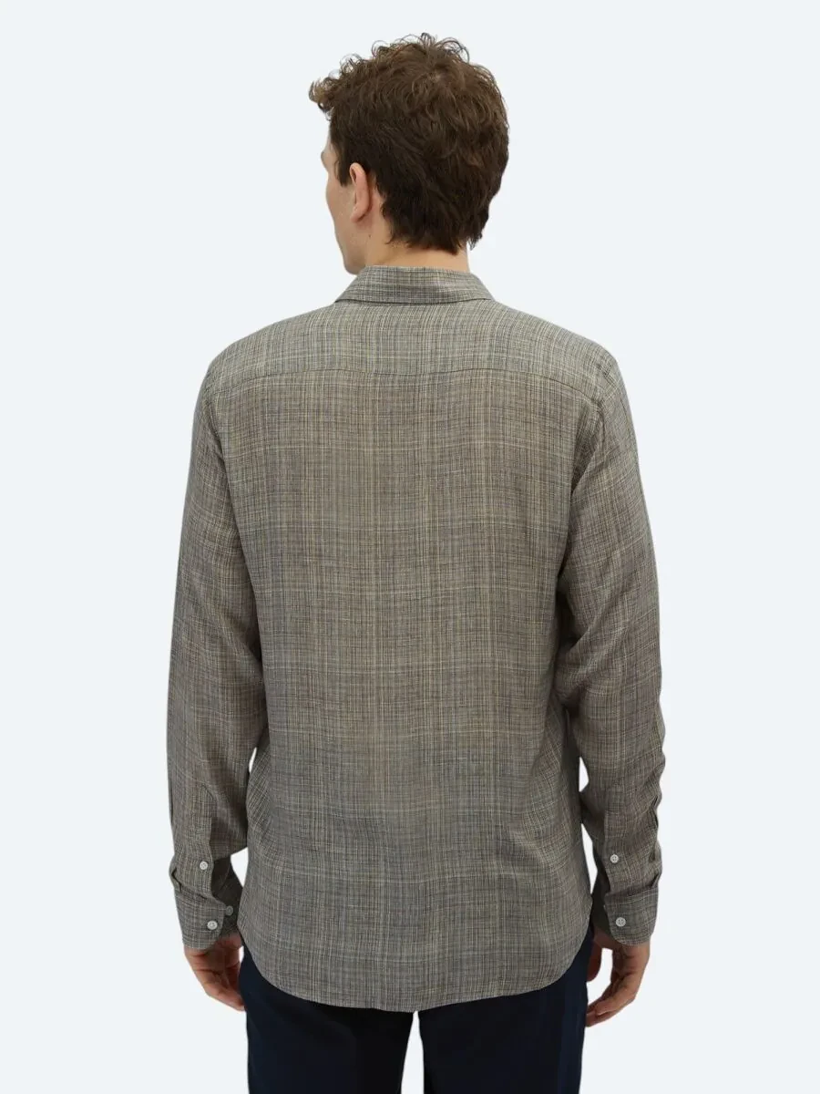Mink Printed Regular Fit Weaving Casual Shirt - 5