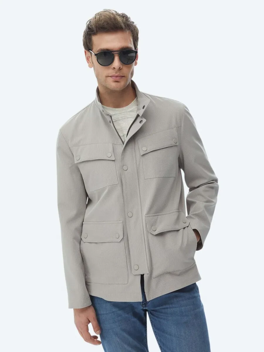 Mink Regular Fit Blazer - 1