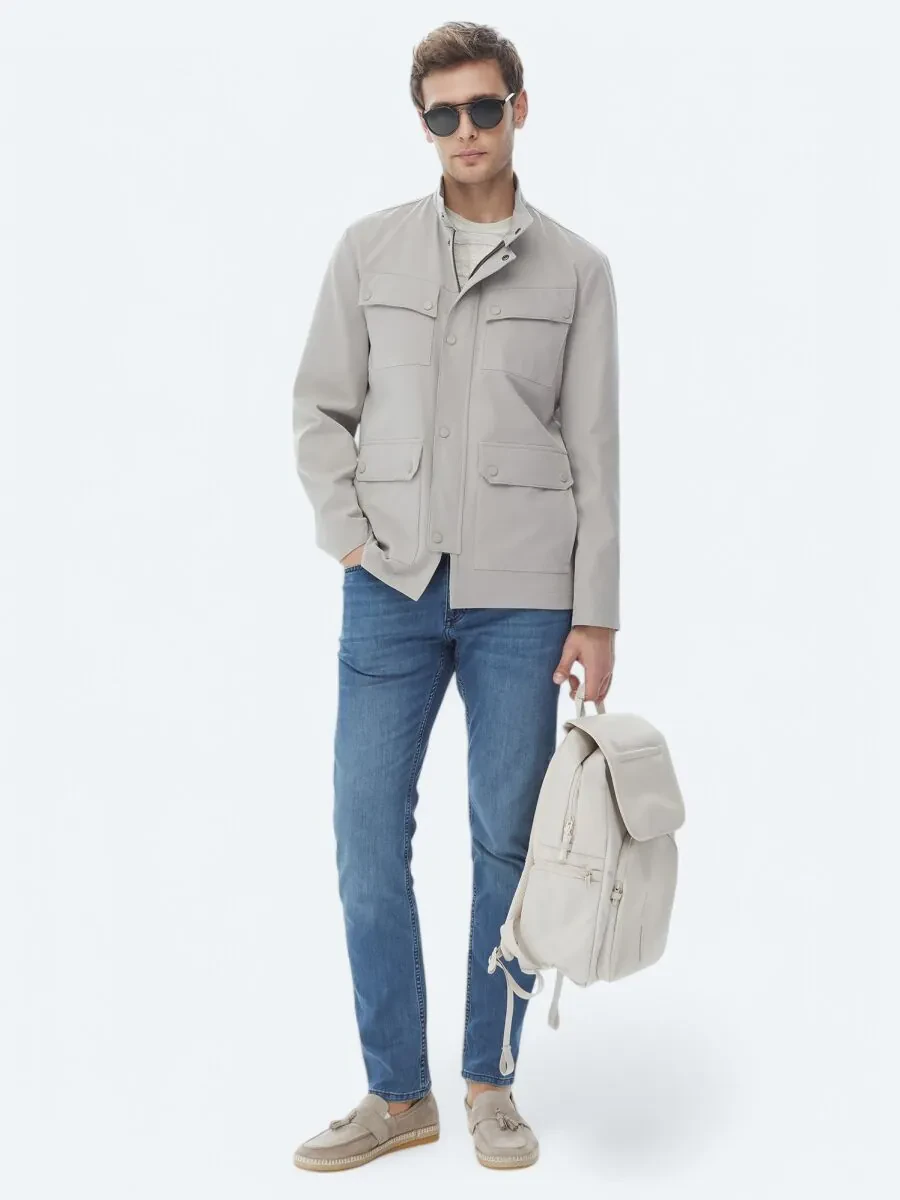 Mink Regular Fit Blazer - 2