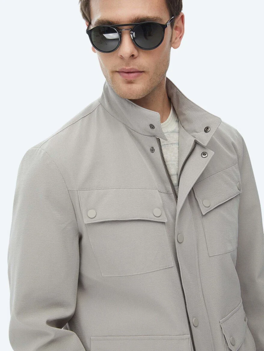 Mink Regular Fit Blazer - 3