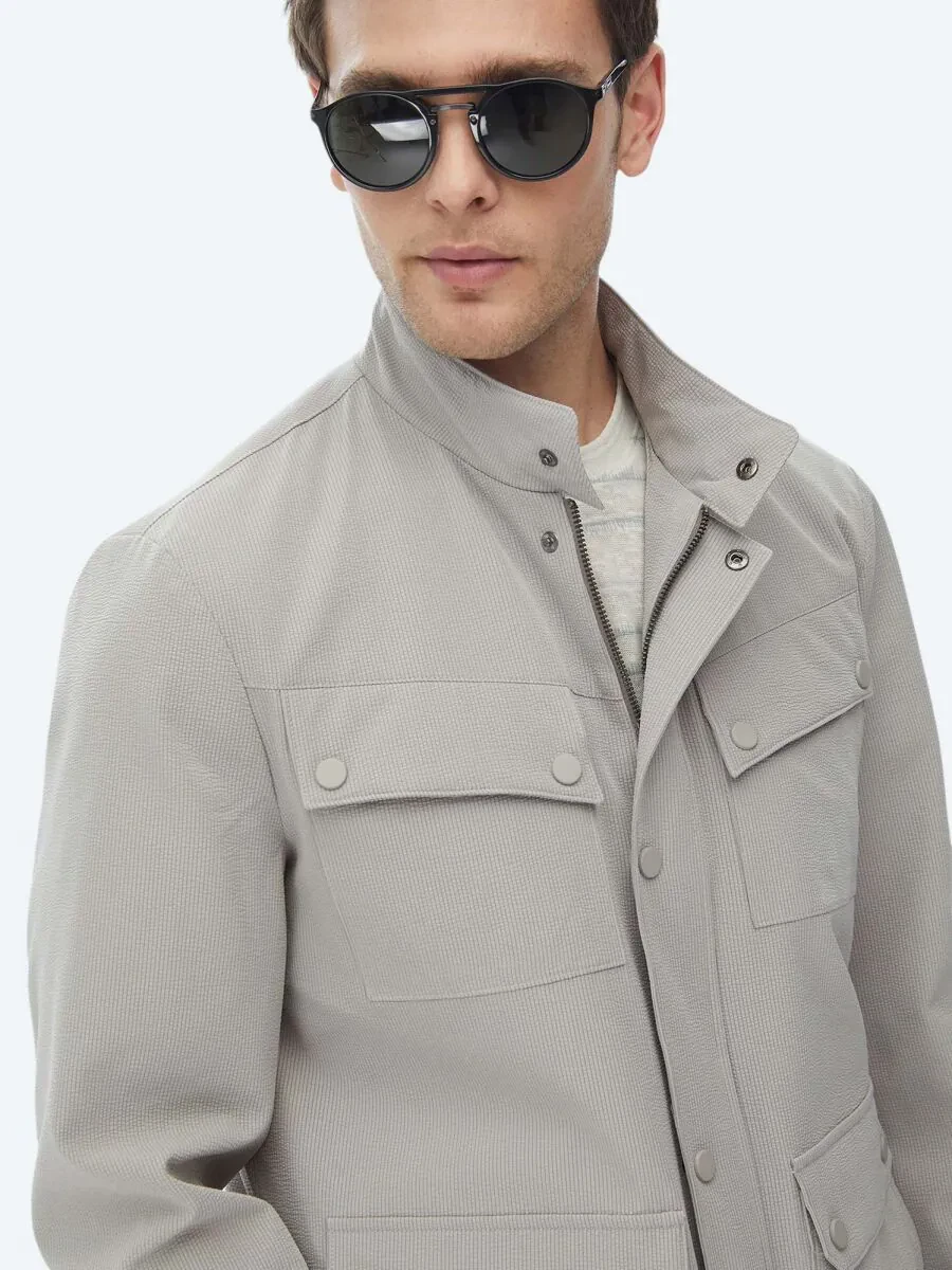 Mink Regular Fit Blazer - 3